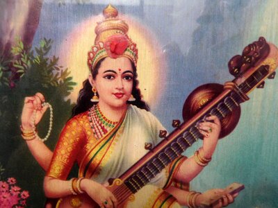 Religious india drawing