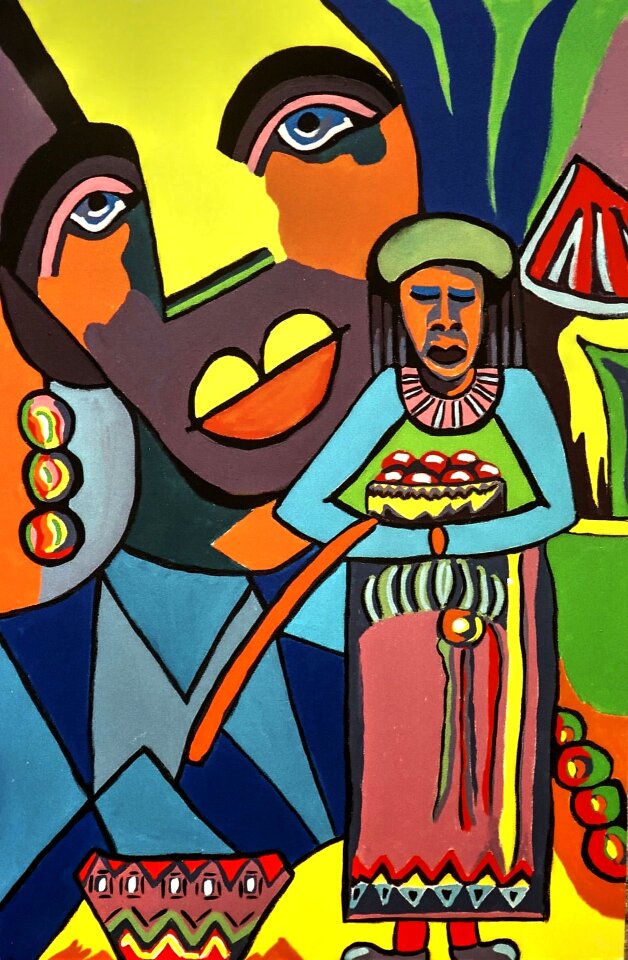 Painting colorful Free illustrations