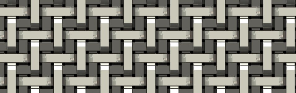 Rods gray banner gray metal