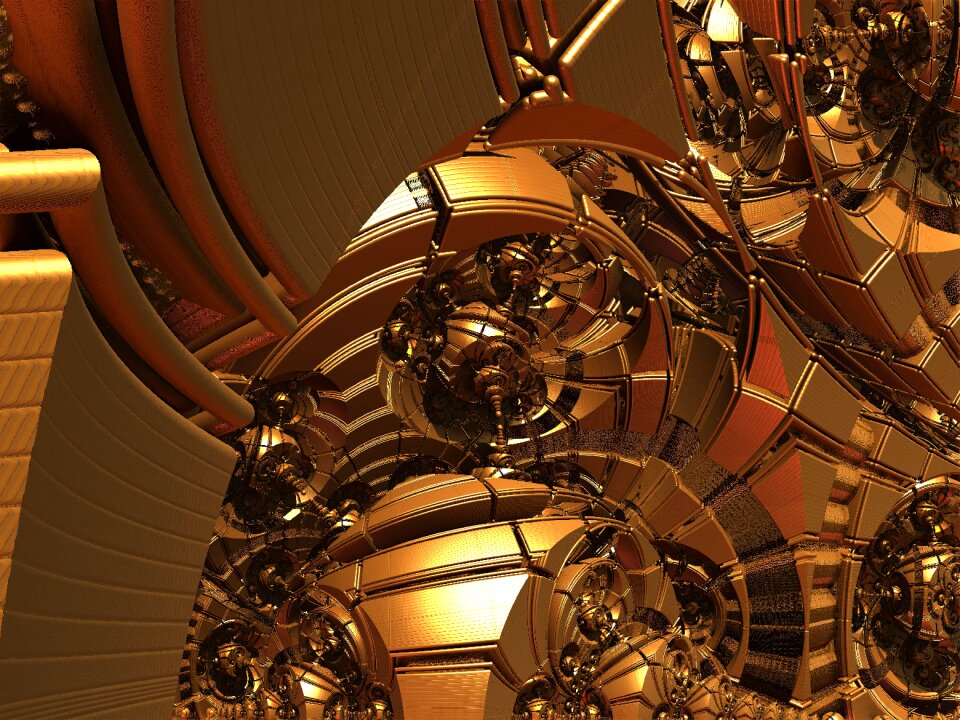 Fractal render construction