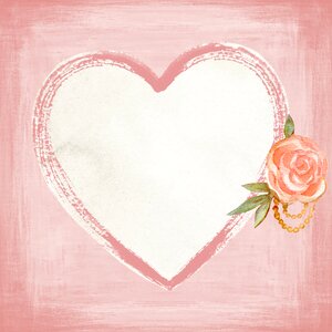 Flower scrapbook arts