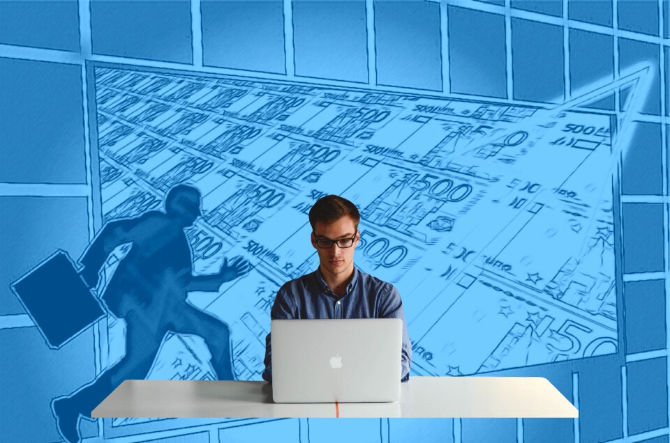 Career man career ladder