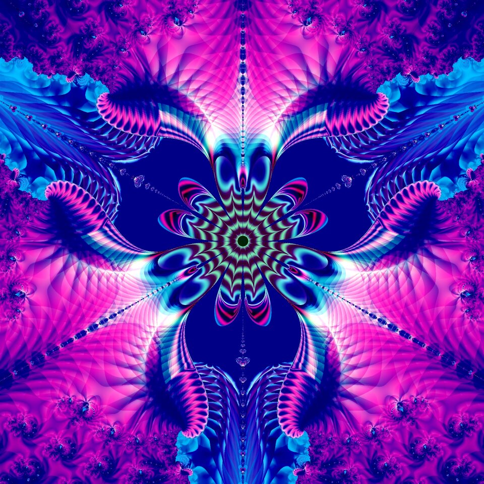 Flower design pattern