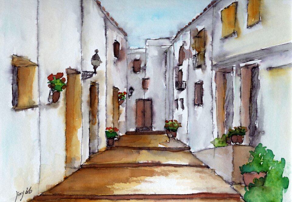 Watercolour painting Free illustrations