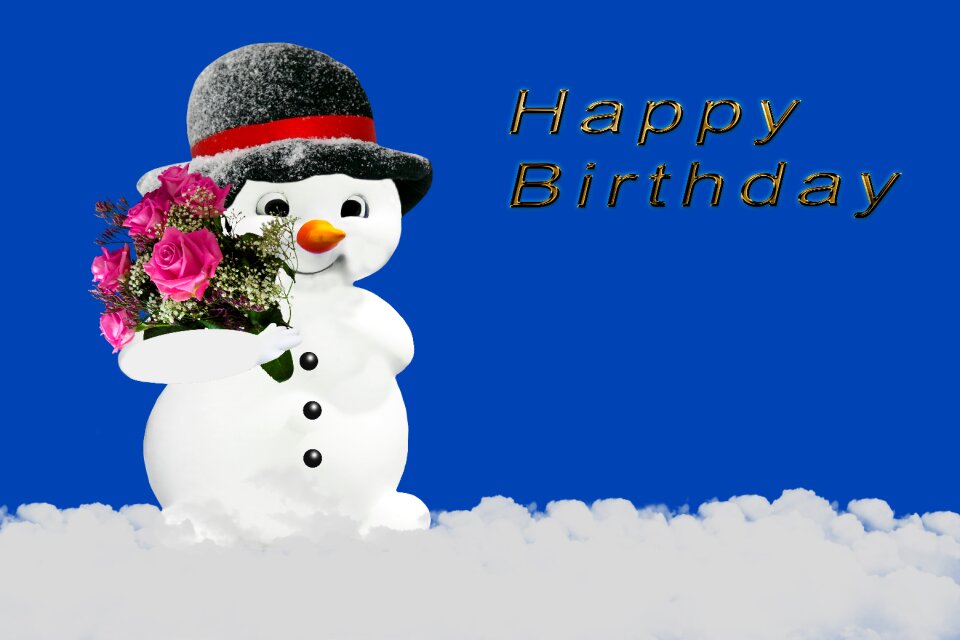 Greeting card flowers roses