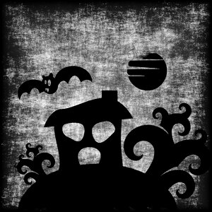 Horror dark gray dark