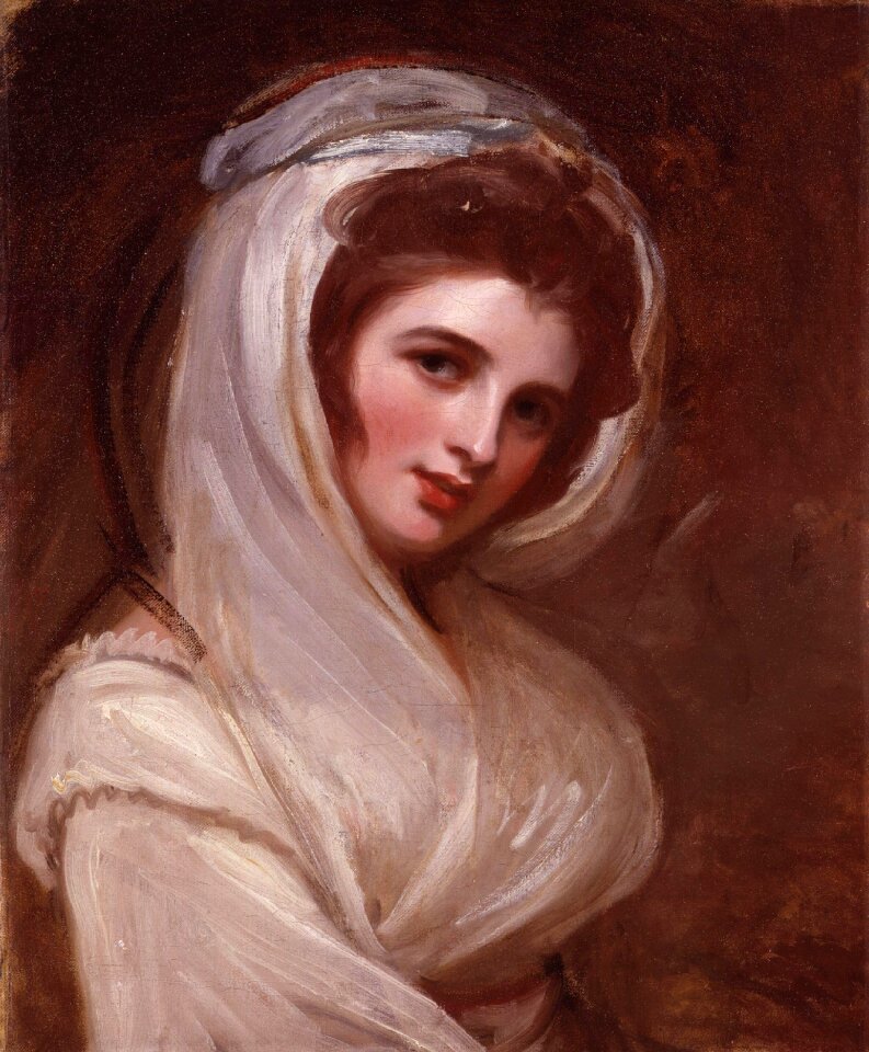 Lady hamilton george romney Free illustrations