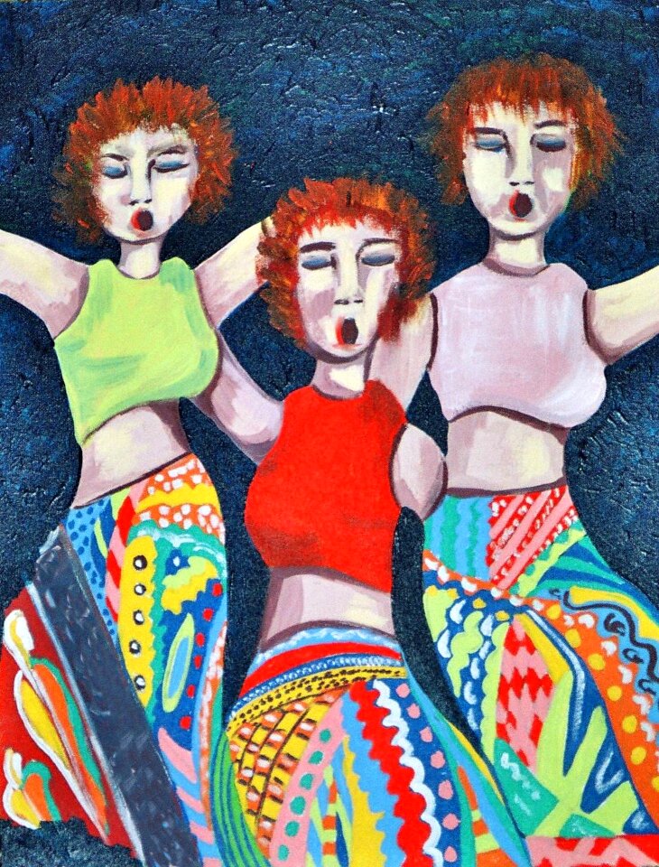 Colorful artistic creative