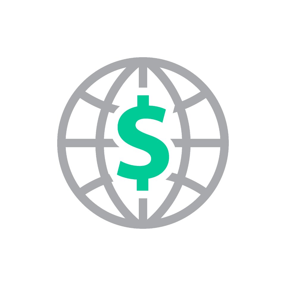 Currency dollar earth