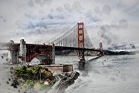 Water bridge building