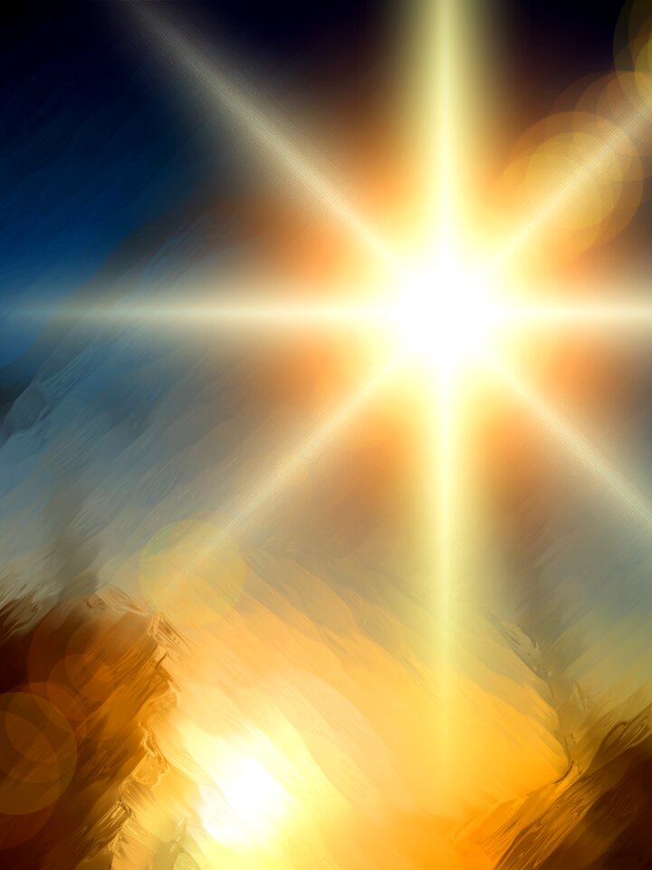 Advent christmas star