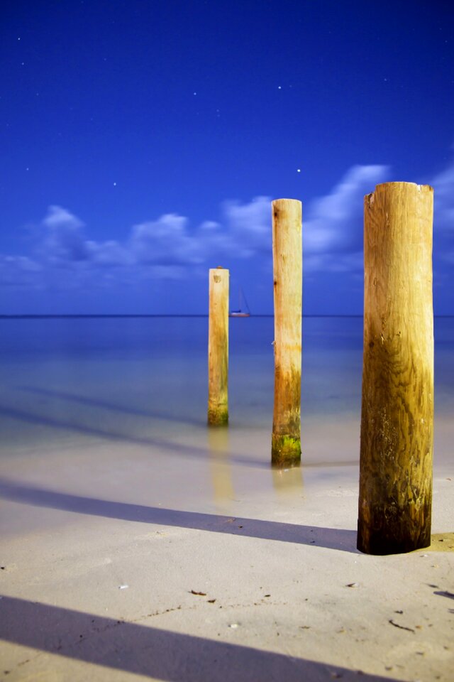 Sky night sky ocean