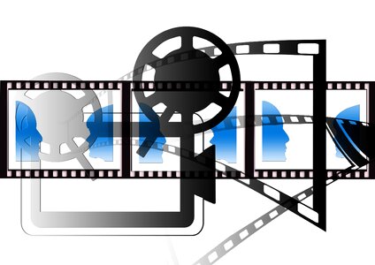 Cinema film filmstrip