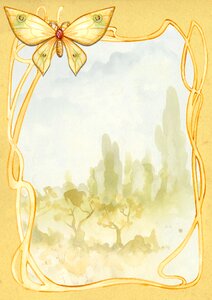 Deco butterfly vintage