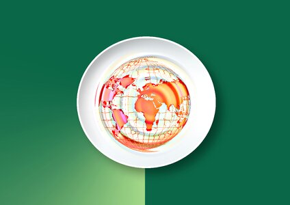 Globe round symbol