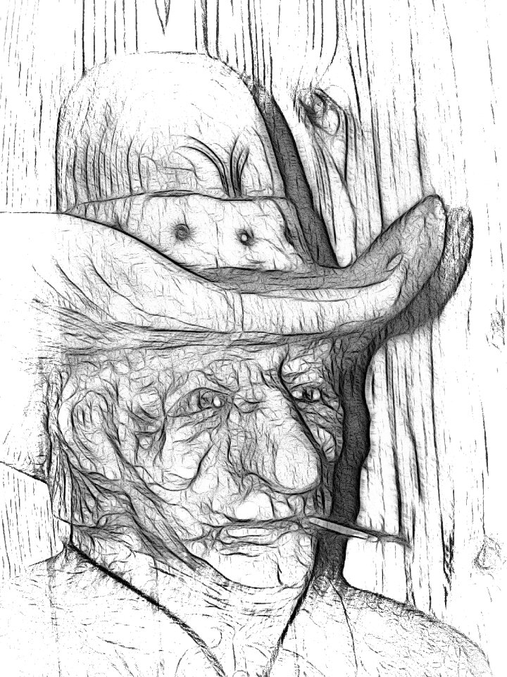Drawing artwork portrait