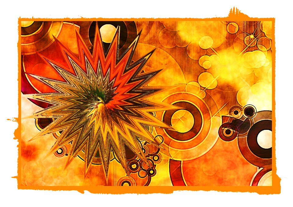 Spiral eddy decoration