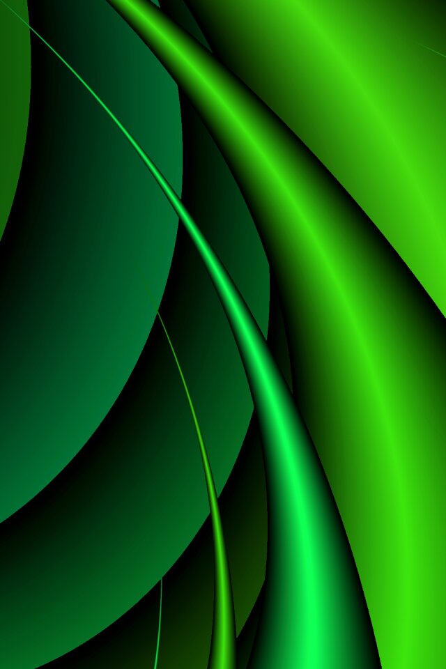 Background movement wave