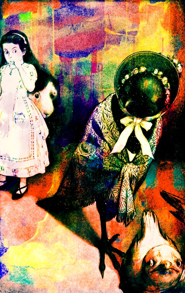 Old fashioned victorian grunge
