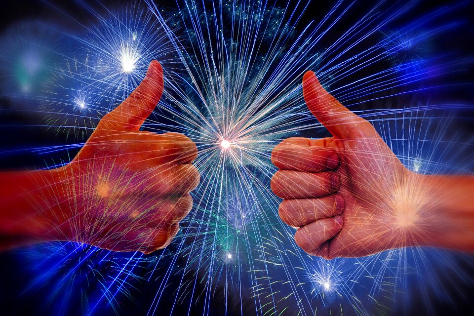 High positive new year's day