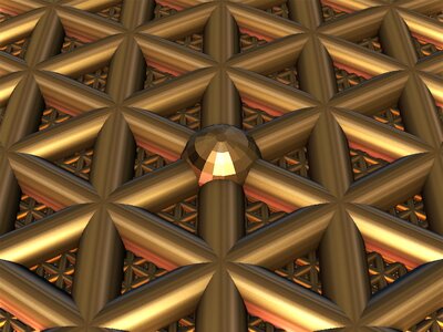 Gold golden gold structure
