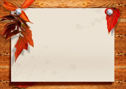Autumn paper design