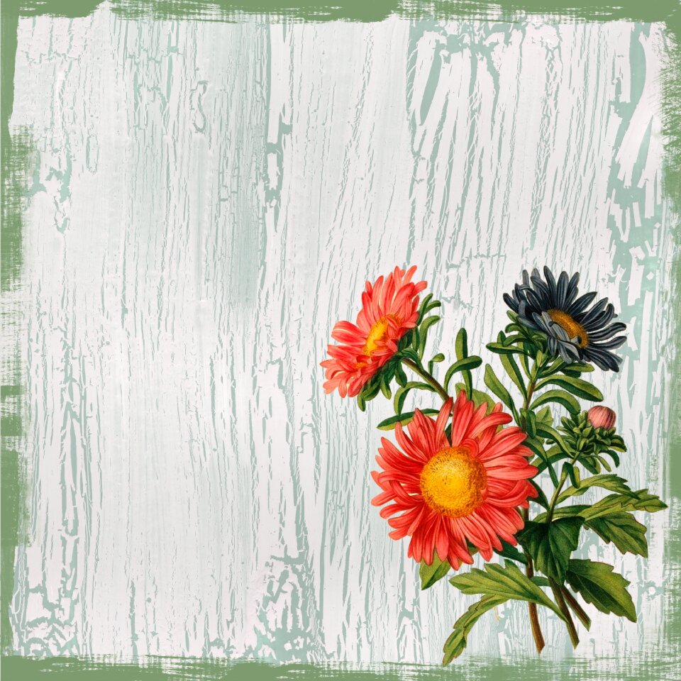 Background orange green