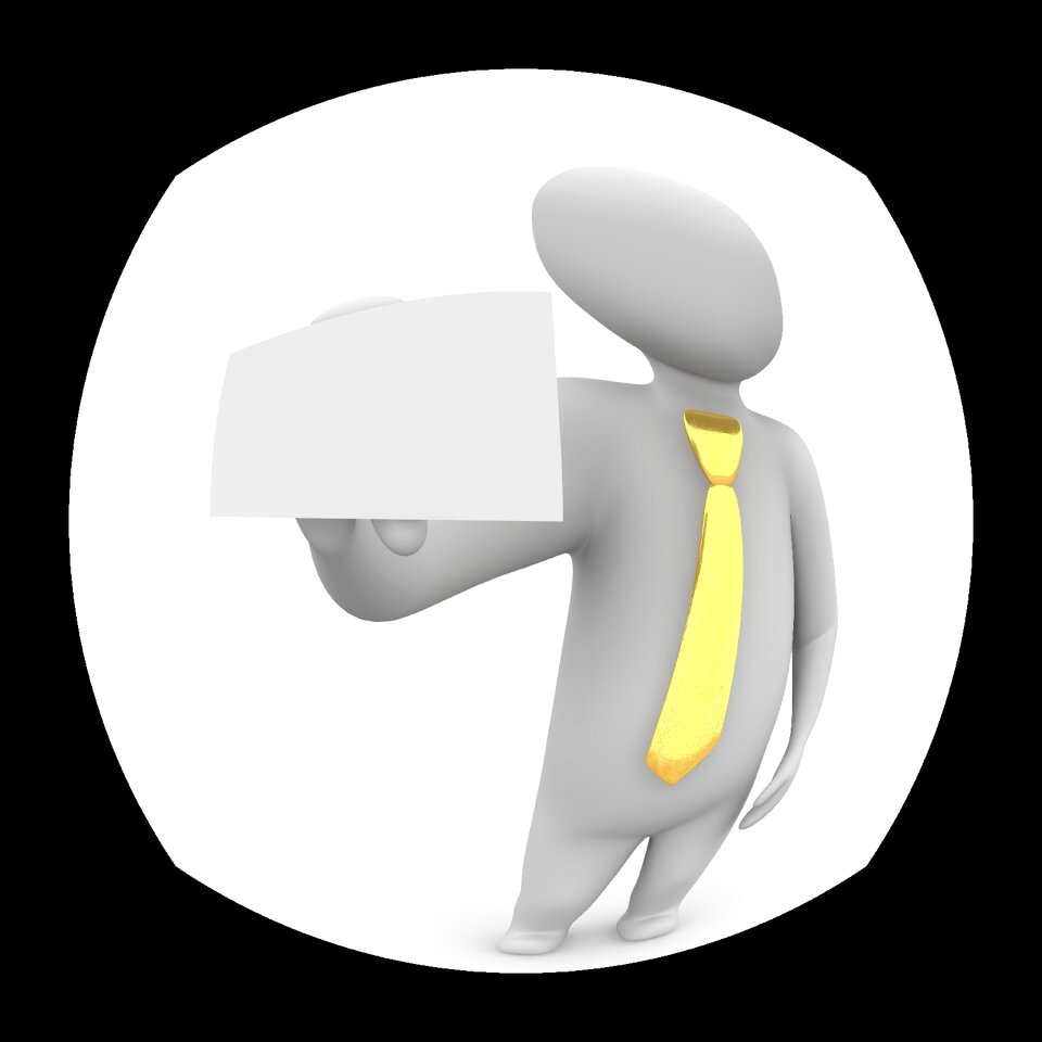 Lens peephole business card