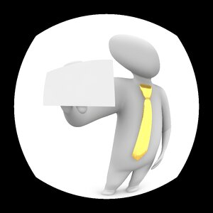Lens peephole business card