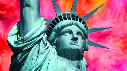New york smudgepainting Free illustrations