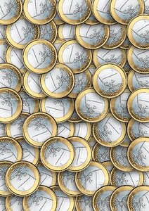 Europe financial services funds money rain