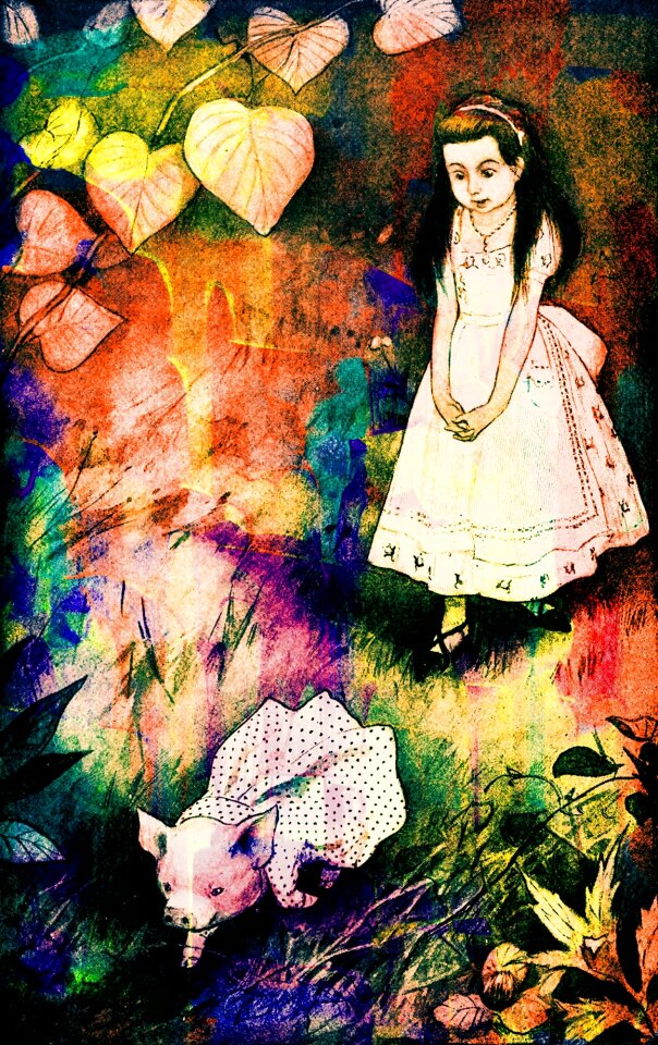 Old fashioned victorian grunge