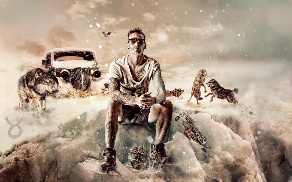 Guy cold snow