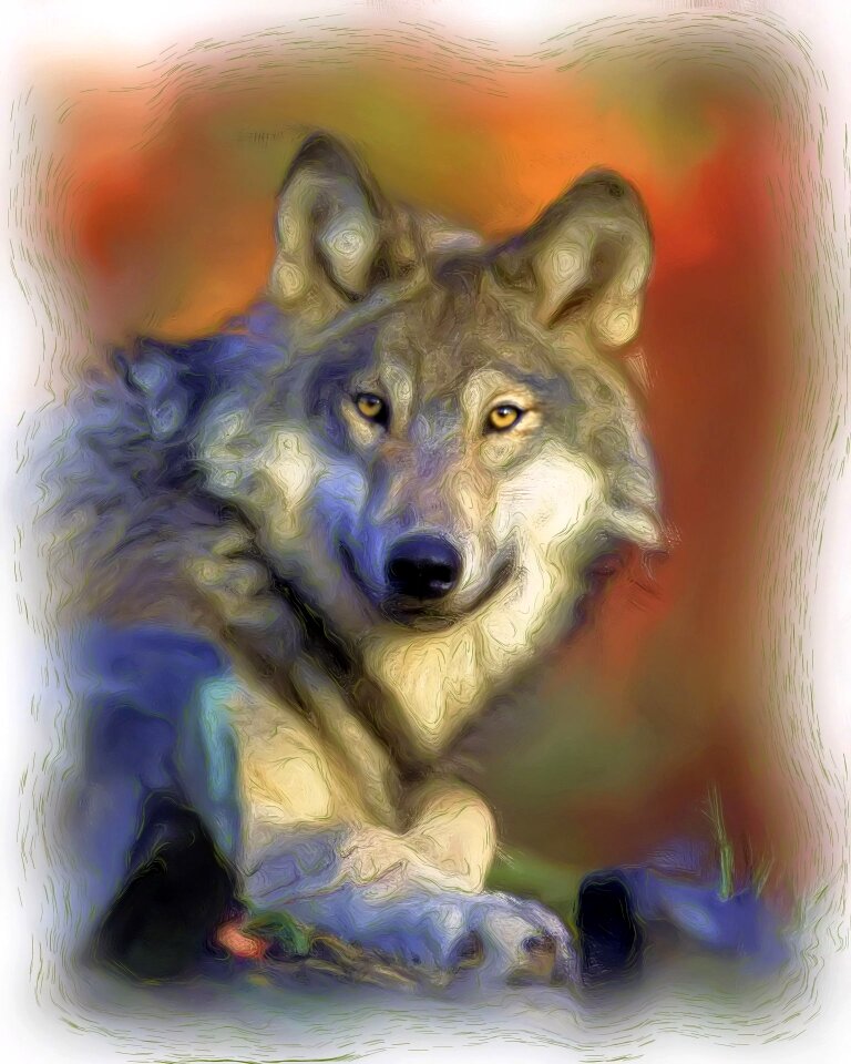 Animal art creativity