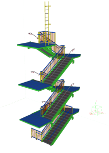 Architecture blueprints 3d