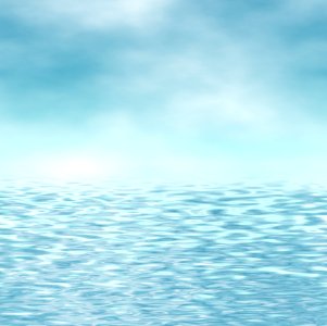 Wavy reflection blue
