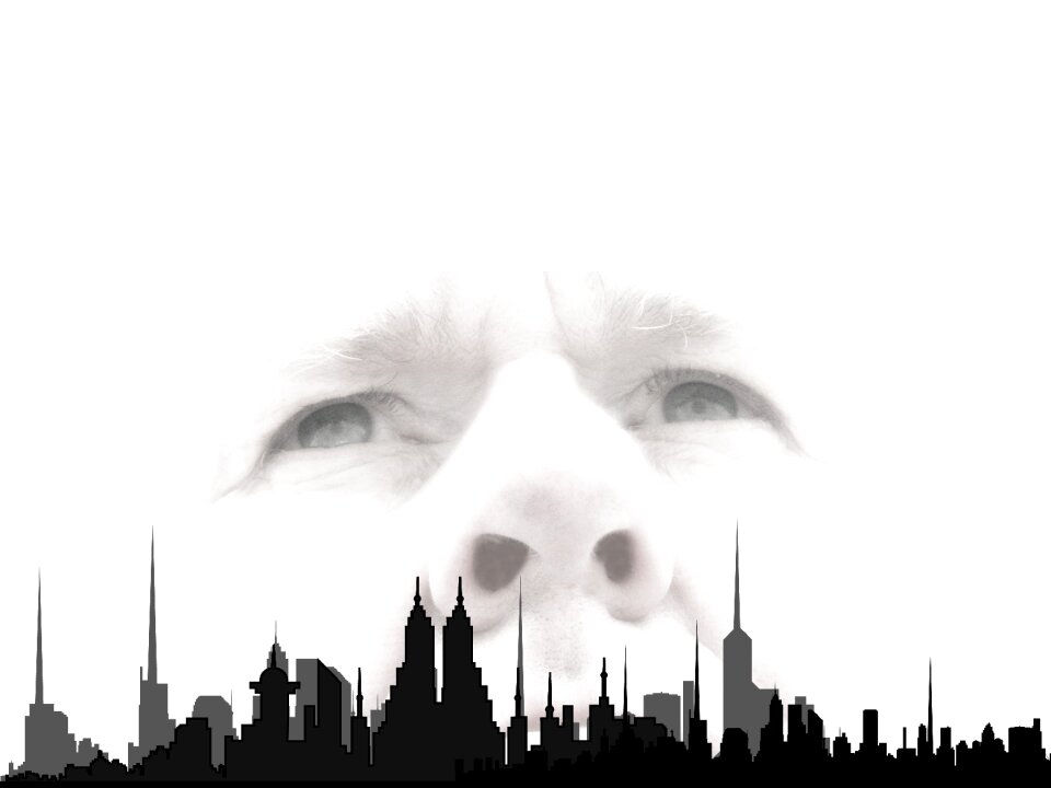 Face eyes sky