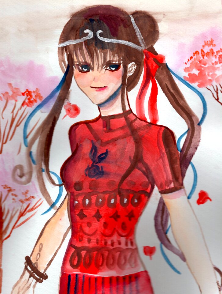 Girl monkey king Free illustrations