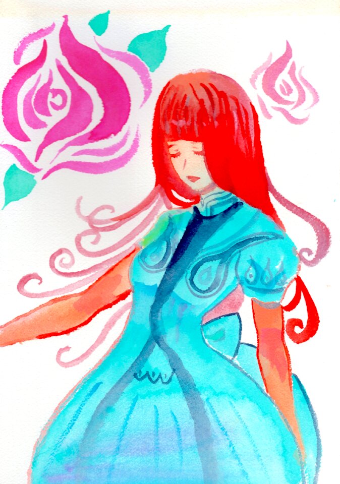 Fantasy magic woman
