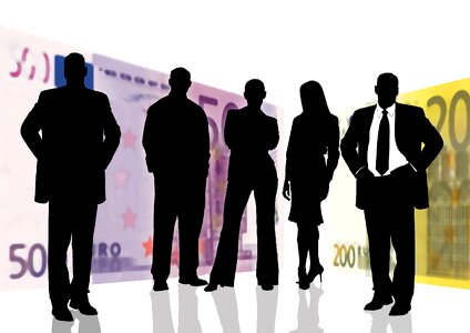 Man woman businessmen