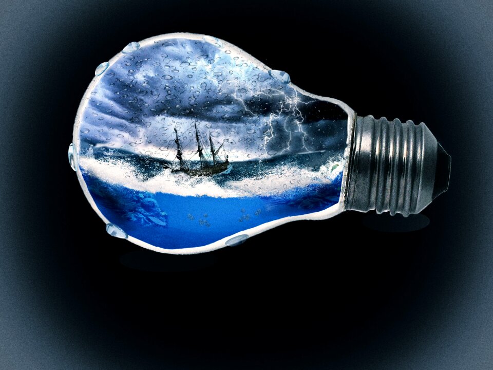 Boat sea mood