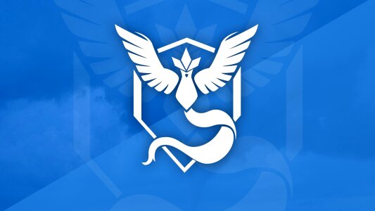 Pokemon go blue white