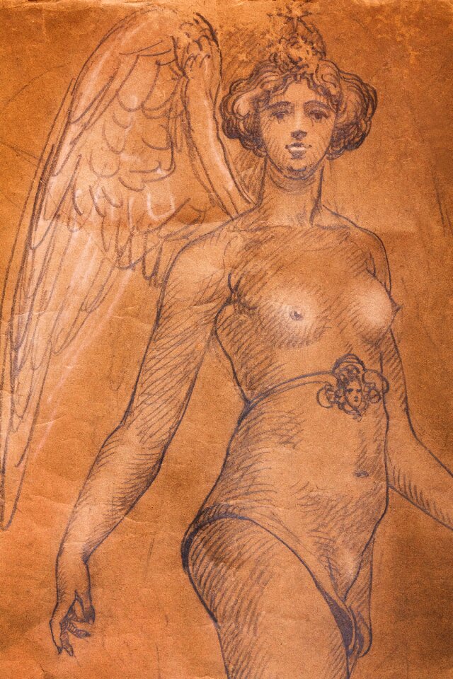 Chest strap angel wing