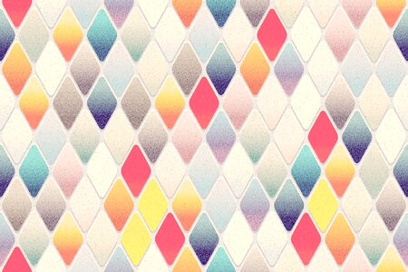 Diamond shape tile colorful abstract background