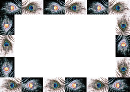 Four spot frame outline