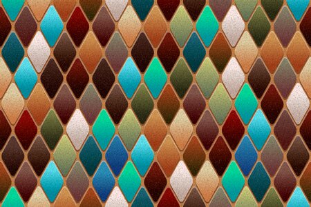 Tile diamond shape colorful abstract background