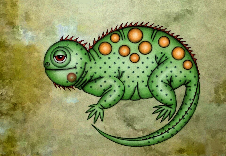 Reptile iguana Free illustrations