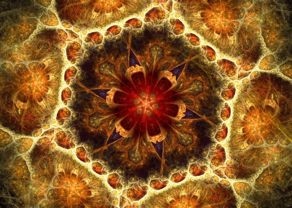 Sunny gold red