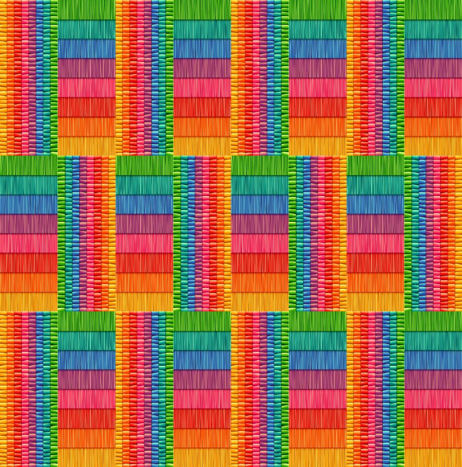 Festive geometric pattern