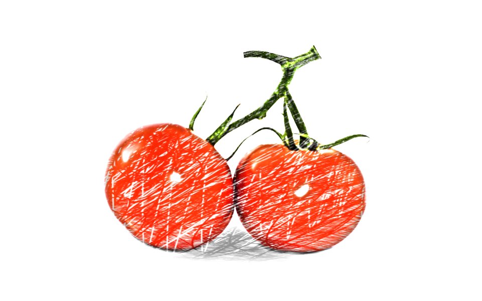 Colorful red healthy